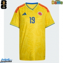 Colombia Rafael Santos Borre #19 Hjemmedrakt Dame EM 2024 Kortermet
